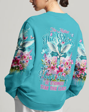 No Matter The Storm Women's All Over Print Shirt - Tyqy2610232