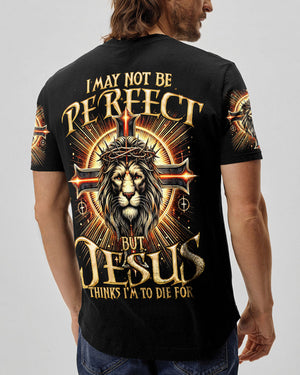 I May Not Be Perfect Men's All Over Print Shirt - Tyqy2610241