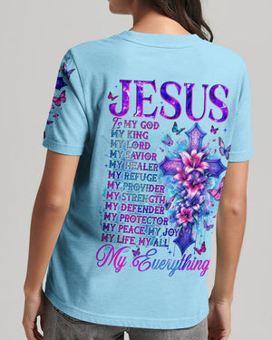 Jesus Is My Everything Women's All Over Print Shirt - Tyqy2912232