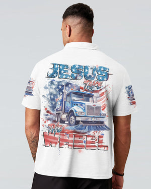 Jesus Take The Wheel Sweeper Truck Men's All Over Print Shirt - Tytd0104241