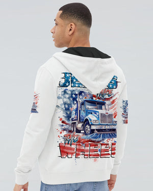 Jesus Take The Wheel Sweeper Truck Men's All Over Print Shirt - Tytd0104241