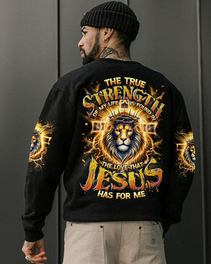 The True Strength Of My Life Men's All Over Print Shirt - Tytd0111243