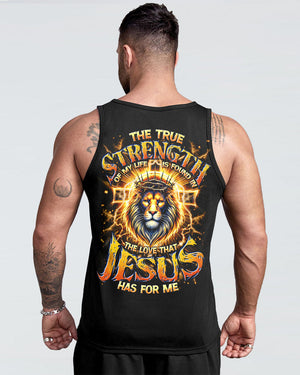 The True Strength Of My Life Men's All Over Print Shirt - Tytd0111243