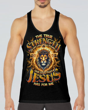 The True Strength Of My Life Men's All Over Print Shirt - Tytd0111243