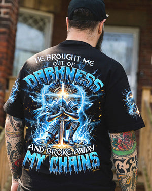 He Brought Me Out Of Darkness Men's All Over Print Shirt - Tytd0511243