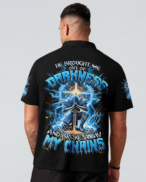 He Brought Me Out Of Darkness Men's All Over Print Shirt - Tytd0511243