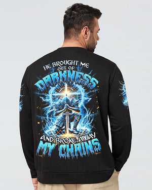 He Brought Me Out Of Darkness Men's All Over Print Shirt - Tytd0511243