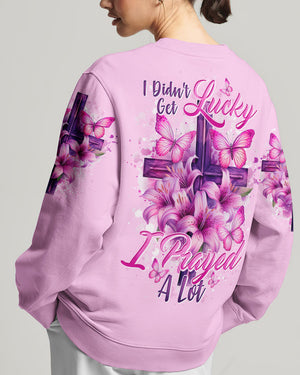 I Didn't Get Lucky I Prayed A Lot Women's All Over Print Shirt - Tytd0705241