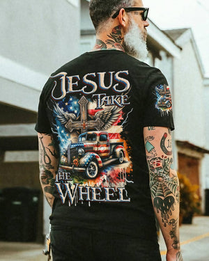 Jesus Take The Wheel Men's All Over Print Shirt - Tytd1811231
