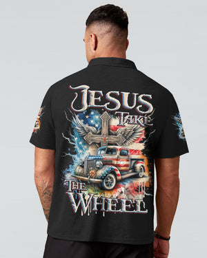 Jesus Take The Wheel Men's All Over Print Shirt - Tytd1811231