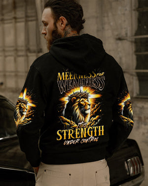 Don't Mistake Meekness For Weakness Lion Men's All Over Print Shirt - Tytd1901242