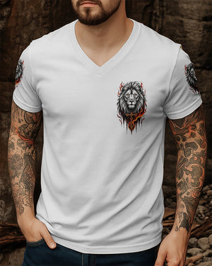 I Can Do All Things Lion Men's All Over Print Shirt - Tytd2001261