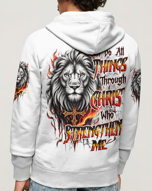 I Can Do All Things Lion Men's All Over Print Shirt - Tytd2001261