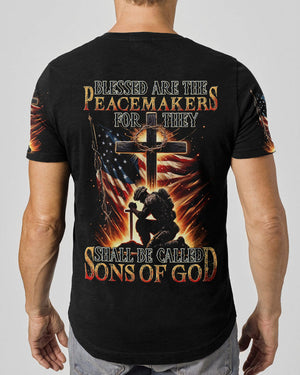 Blessed Are The Peacemakers Men's All Over Print Shirt - Tytd2404243