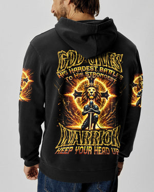 God Gives His Hardest Battles Men's All Over Print Shirt - Tytd2810241