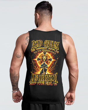 God Gives His Hardest Battles Men's All Over Print Shirt - Tytd2810241