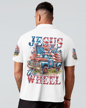 Jesus Take The Wheel Men's All Over Print Shirt - Tytd3003241