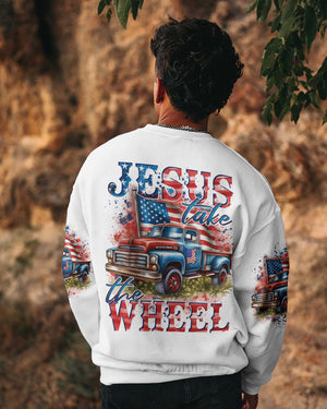 Jesus Take The Wheel Men's All Over Print Shirt - Tytd3003241