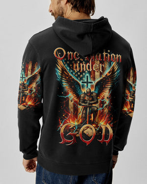 One Nation Under God Men's All Over Print Shirt - Tytm0211234