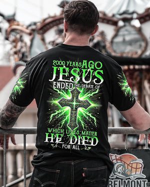 Jesus Ended The Debate Men's All Over Print Shirt - Tytm1610242