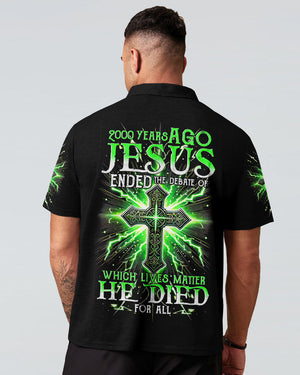 Jesus Ended The Debate Men's All Over Print Shirt - Tytm1610242
