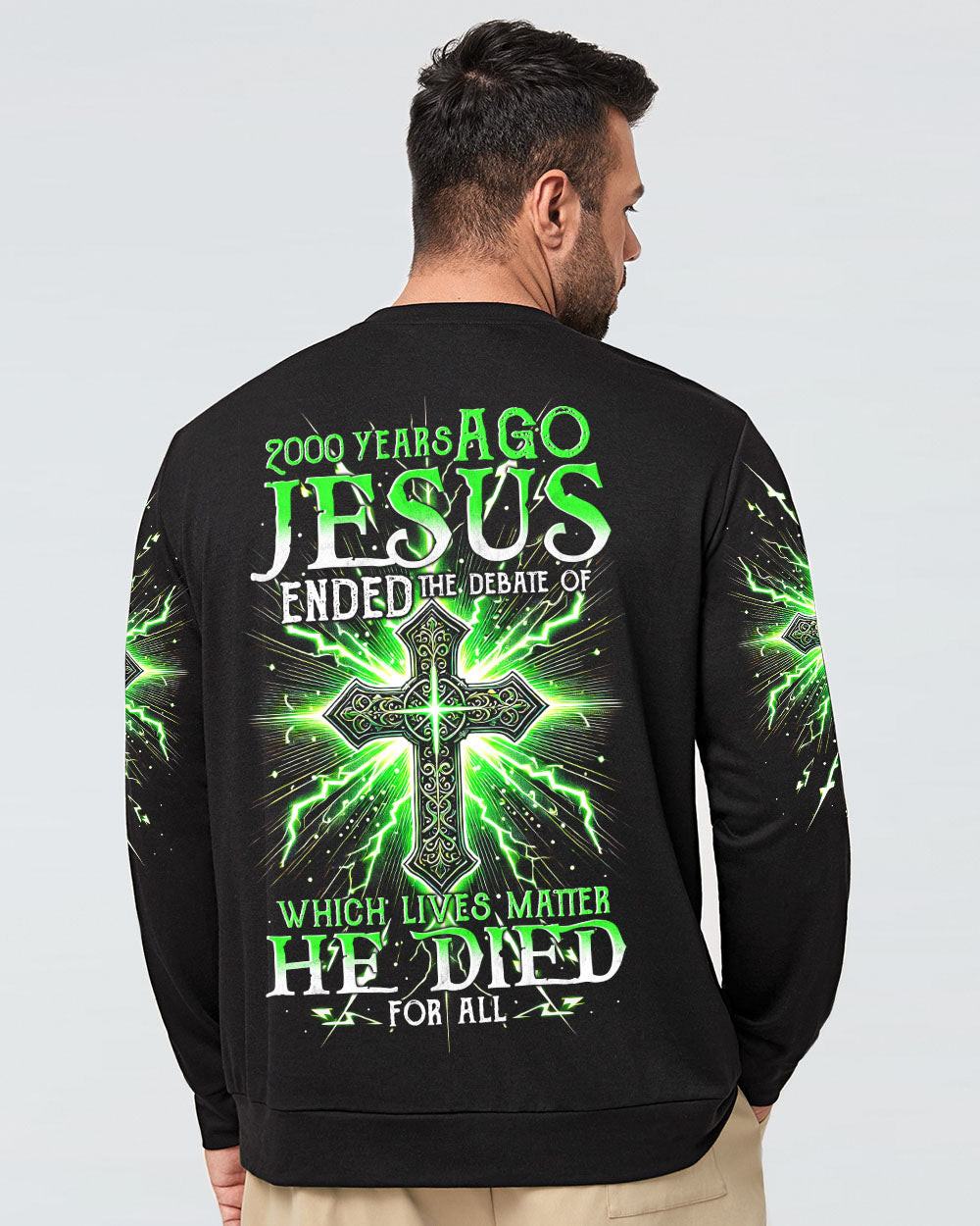 Jesus Ended The Debate Men's All Over Print Shirt - Tytm1610242