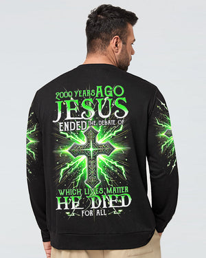 Jesus Ended The Debate Men's All Over Print Shirt - Tytm1610242
