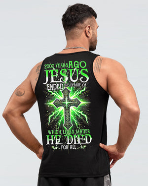 Jesus Ended The Debate Men's All Over Print Shirt - Tytm1610242