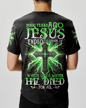 Jesus Ended The Debate Men's All Over Print Shirt - Tytm1610242