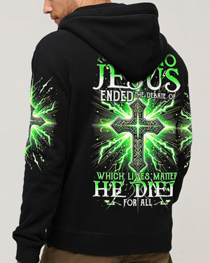 Jesus Ended The Debate Men's All Over Print Shirt - Tytm1610242