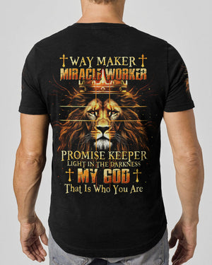 Way Maker Miracle Worker Lion Men's All Over Print Shirt - Tytm2304244