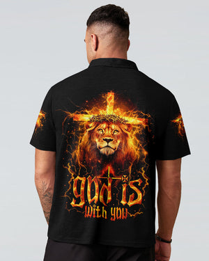 God Is With You Lion Men's All Over Print Shirt - Tytm2512243