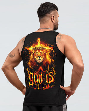 God Is With You Lion Men's All Over Print Shirt - Tytm2512243