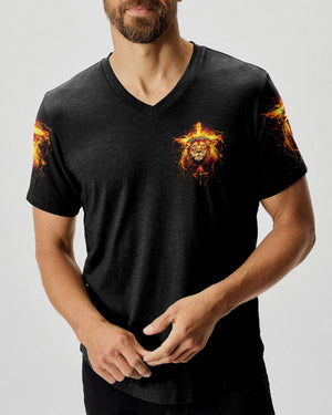 God Is With You Lion Men's All Over Print Shirt - Tytm2512243