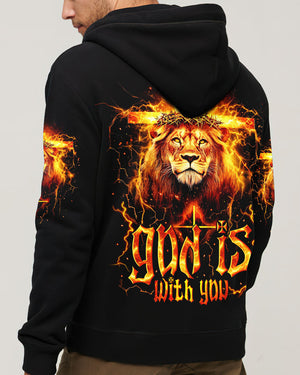 God Is With You Lion Men's All Over Print Shirt - Tytm2512243