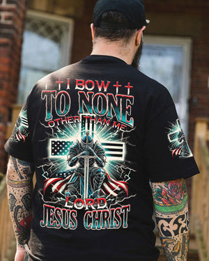 I Bow To None Other Than The Lord Men's All Over Print Shirt - Tytm2810242