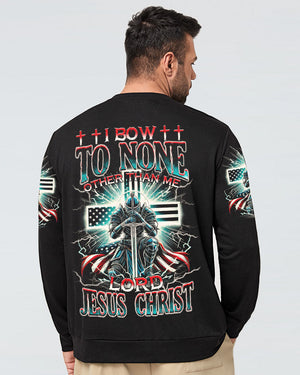I Bow To None Other Than The Lord Men's All Over Print Shirt - Tytm2810242