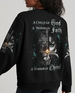 A Child Of God A Woman Of Faith Women's All Over Print Shirt - Yhdu0907243
