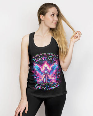 She Who Kneels Before God Women's All Over Print Shirt - Yhdu1005244