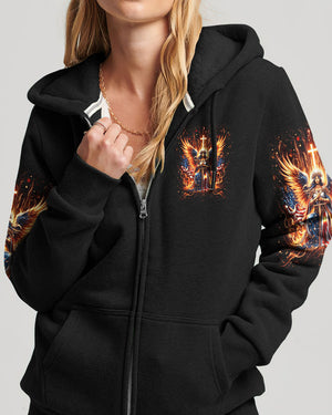 Stand For The Flag Kneel For The Cross Women's All Over Print Shirt - Yhdu2105242