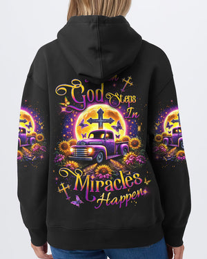 When God Steps In Miracles Happen Women's All Over Print Shirt - Yhdu3101241