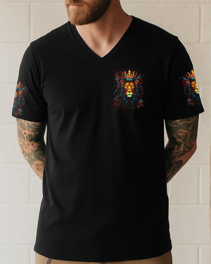 Blessed By God Loved By Jesus Lion Men's All Over Print Shirt - Yhhg2608253