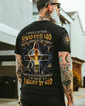 I Would Rather Stand With God Lion Men's All Over Print Shirt - Yhhn0404241