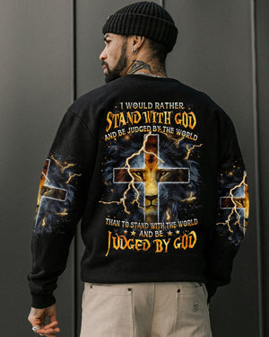 I Would Rather Stand With God Lion Men's All Over Print Shirt - Yhhn0404241