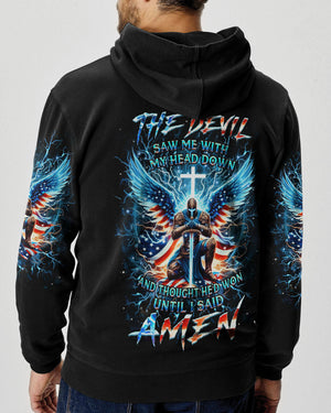 The Devil Caught Me With My Head Down Men's All Over Print Shirt - Yhhn0905244