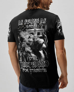 I Still Look To God For Strength Men's All Over Print Shirt - Yhhn1001251