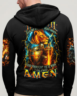 The Devil Saw Me With My Head Down Men's All Over Print Shirt - Yhhn1007251