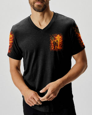 God Is My Father Veterans Are My Brothers Men's All Over Print Shirt - Yhhn1009253