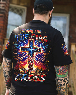 Stand For The Flag Kneel For The Cross Men's All Over Print Shirt - Yhhn1204241