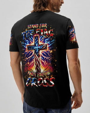 Stand For The Flag Kneel For The Cross Men's All Over Print Shirt - Yhhn1204241